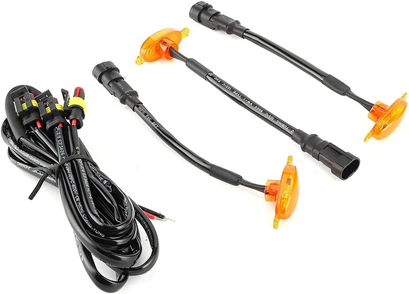 Car Grille Light, Grill Light Repalcement Front Grille Light LED Lights Bumper Grille Lamp, Auto Front Grille Driving Light Kit, Improved Car Styling Appearance for Improved Car Styling - Image 4